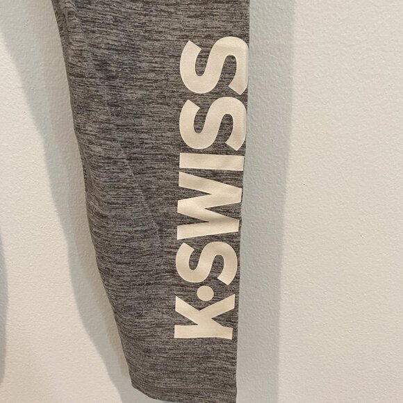 K Swiss Gray Heathered Leggings - Size Small - Picture 6 of 6